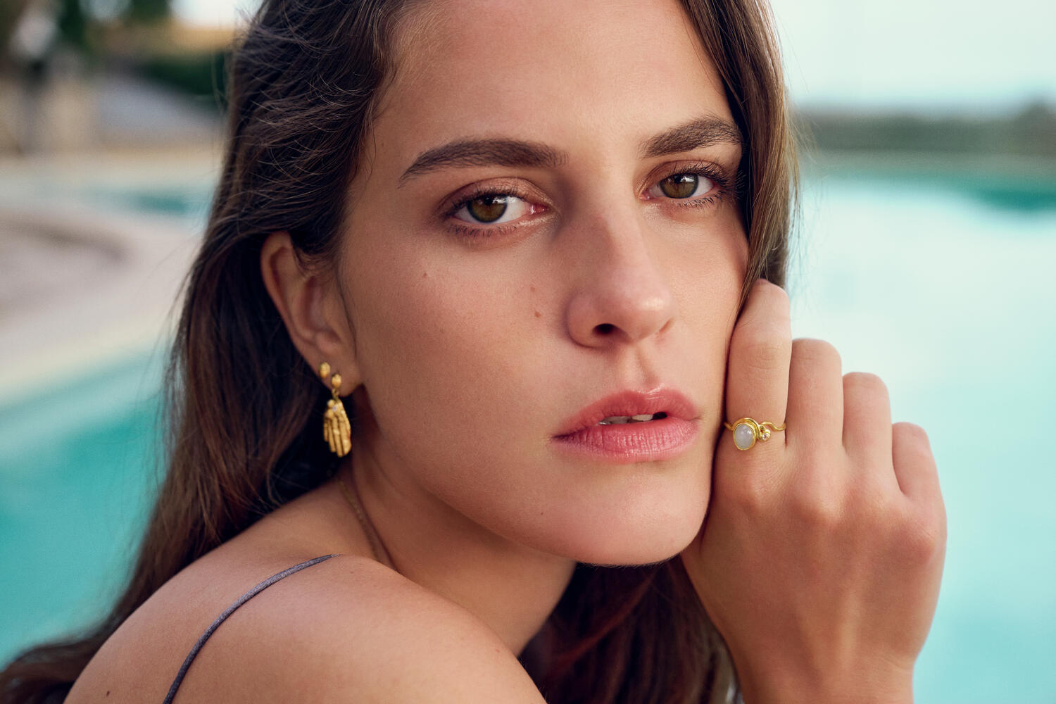 Lorelei ring - forgyldt